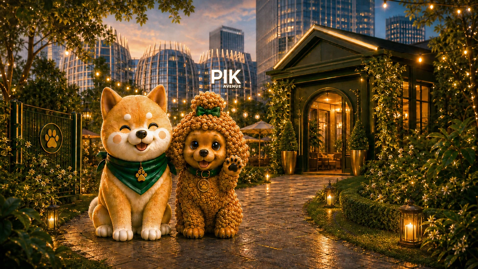 Kunci visual The Pawciety Club Chapter II di PIK Avenue